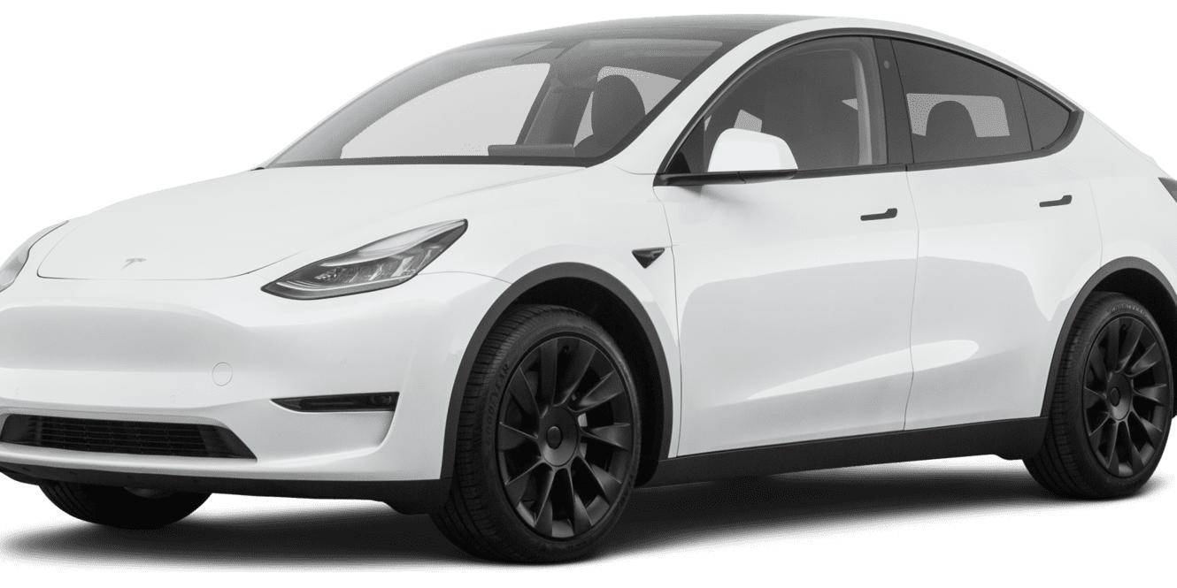 TESLA MODEL Y 2021 5YJYGDEE7MF122534 image